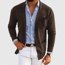 Adrian - Lightweight Slim Fit Blazer Brown