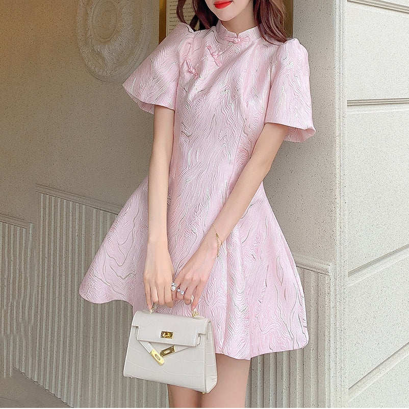 Alice - Puff Sleeve Mini Dress