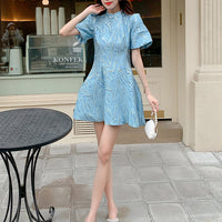 Alice - Puff Sleeve Mini Dress