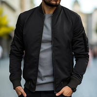 Archer - Lightweight Utility Bomber Jacket Black