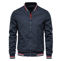 FitStyle - Men's Bomber Jackets Dark Blue