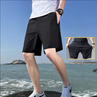 Adam - Lightweight Stretch Running Shorts Black