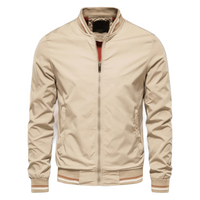 FitStyle - Men's Bomber Jackets Beige