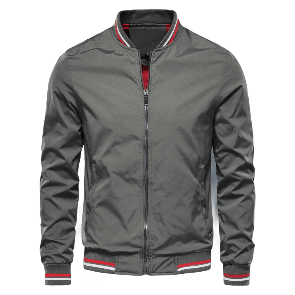 FitStyle - Men's Bomber Jackets Gray