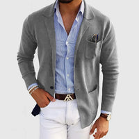 Adrian - Lightweight Slim Fit Blazer Light Gray