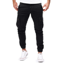 Anthon - Loose Cargo Jogger Pants Black