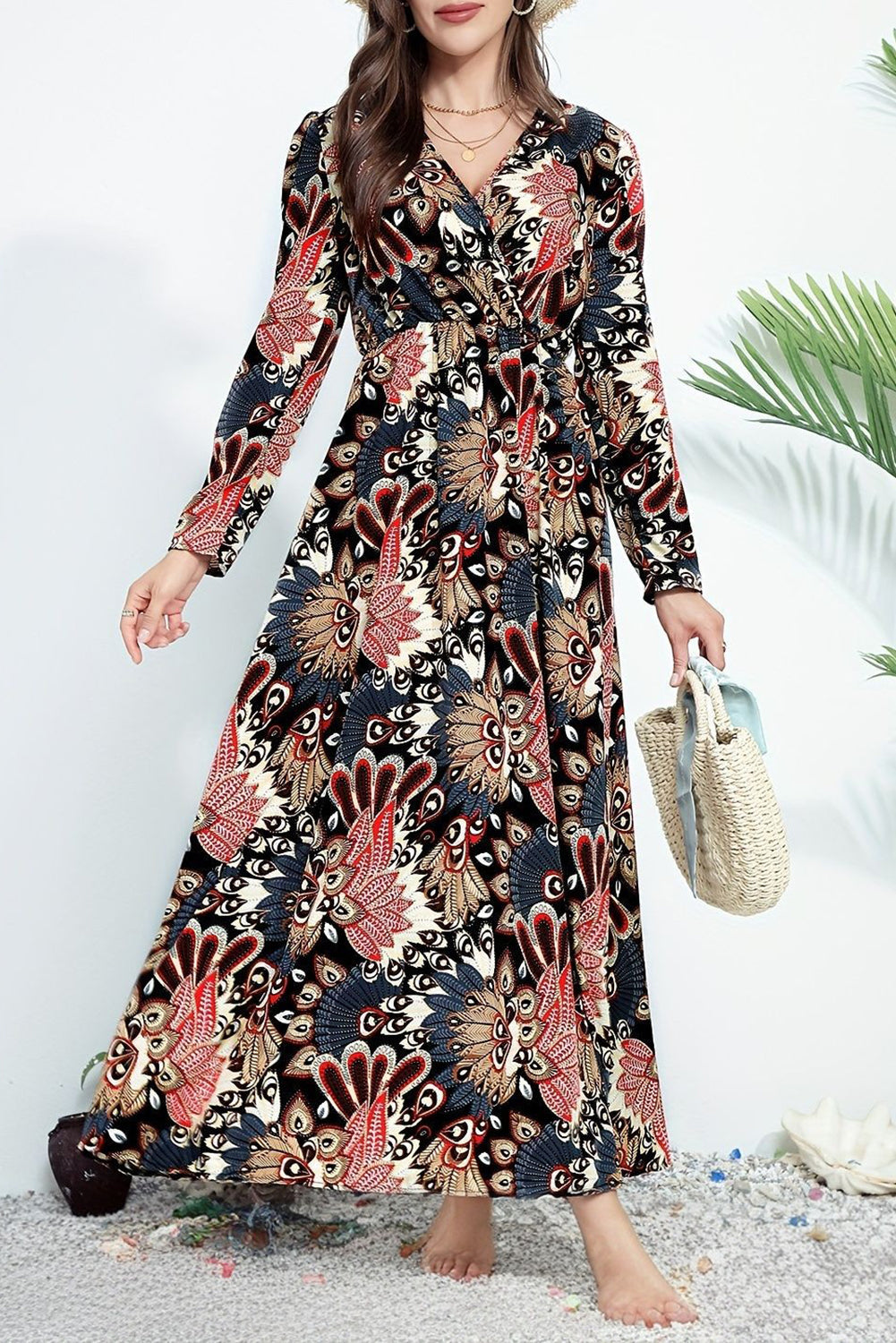 Alira - Floral Boho Maxi Dress