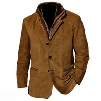 Chill - Vintage Autumn Men's Jackets Dark Brown