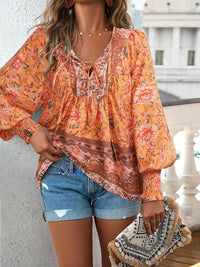 Andrea - Floral Long Sleeve Blouse