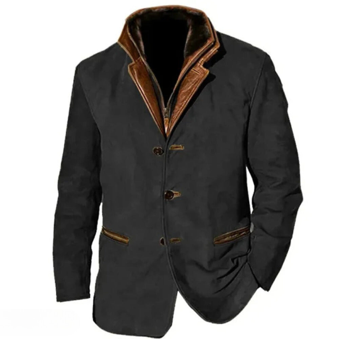 Chill - Vintage Autumn Men's Jackets Black