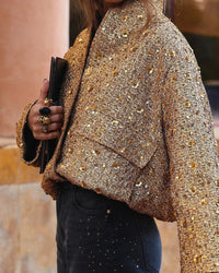 Alexis - Statement Coat Sequin Jacket