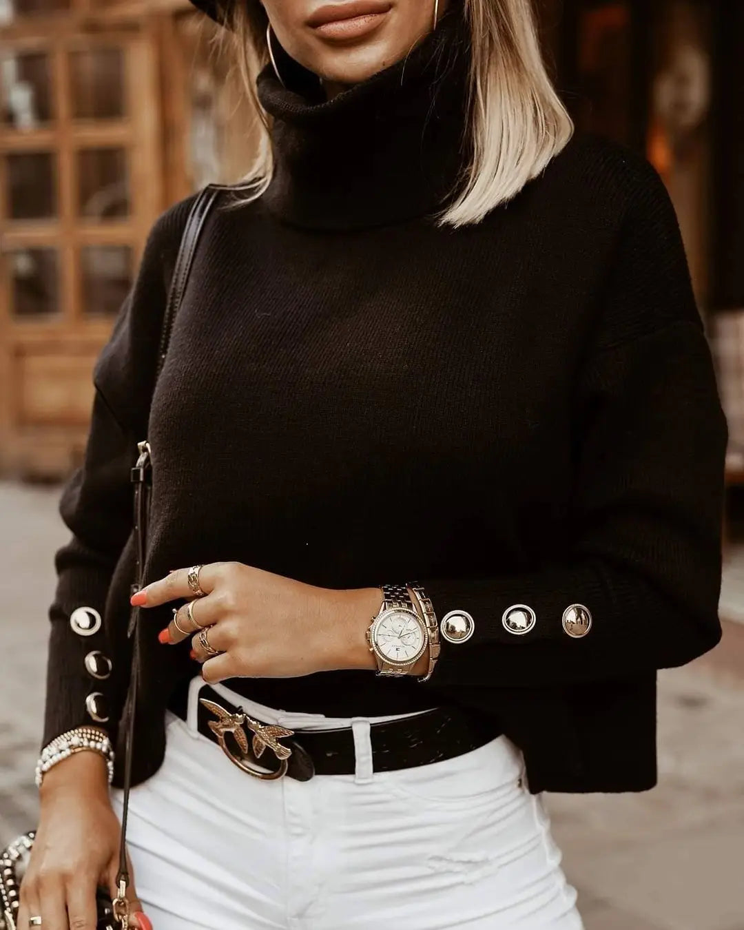 Aleah - Winter Knitted Turtleneck Sweater