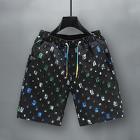 Craig - Reflective Grid Mesh Shorts Black
