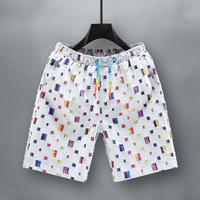 Craig - Reflective Grid Mesh Shorts White