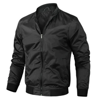 Noah - Classic Lightweight Bomber Jacket Black