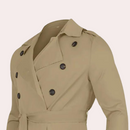 Noah - Lange Dubbelrijige Trenchcoat