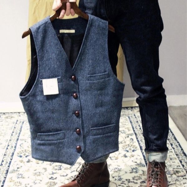 RefineStyle -  Men's Waistcoat Jacket Visuals