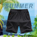 Aaron - Reflective Athletic Running Shorts Black