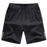 Aaron - Reflective Athletic Running Shorts Black