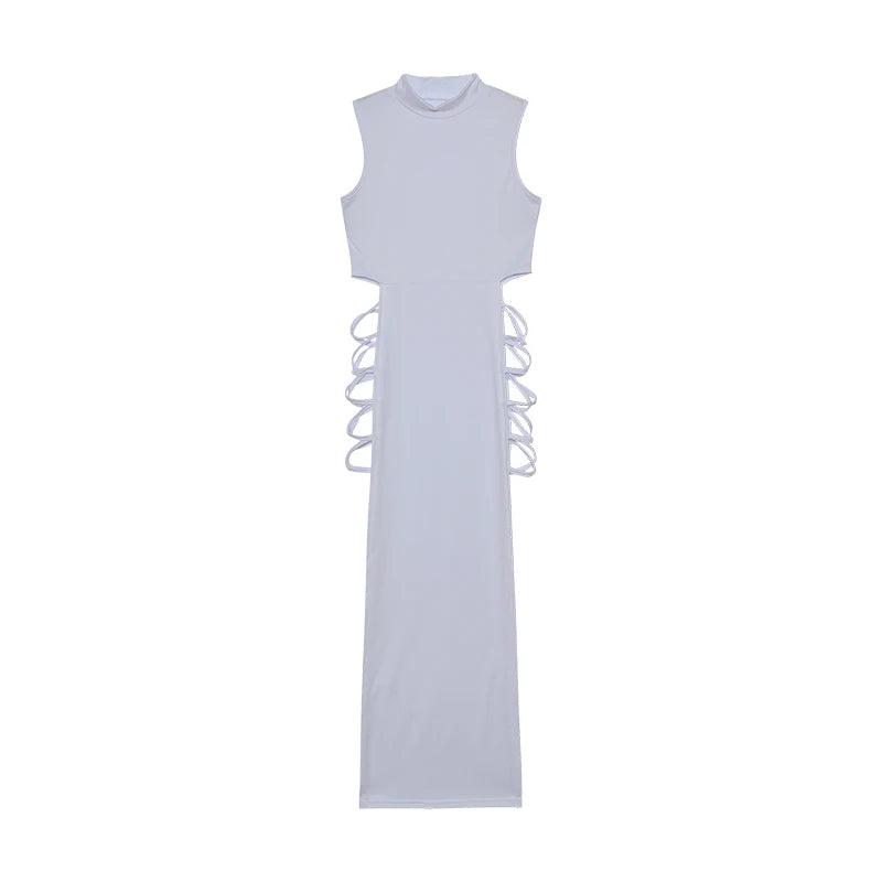 Angelina - Cut-Out Bodycon Dress White