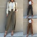 Andy - High-Waisted Pleated Pants Colors