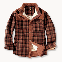 Outlander - Sherpa-Lined Flannel Jacket Red