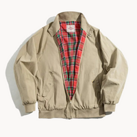 Aussie - Tartan-Lined Harrington Jacket