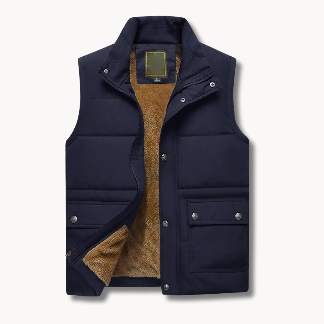 Ethan - Utility Vest met Imitatiebont