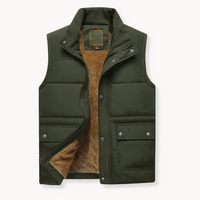 Ethan - Sherpa-Lined Utility Vest Green