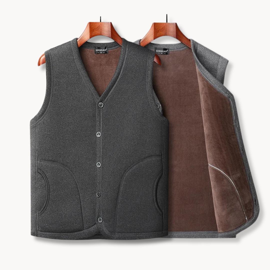 Anthony - Button-Up Fleece Vest Colors