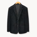 Alex - Quilted Lining Corduroy Jacket Black