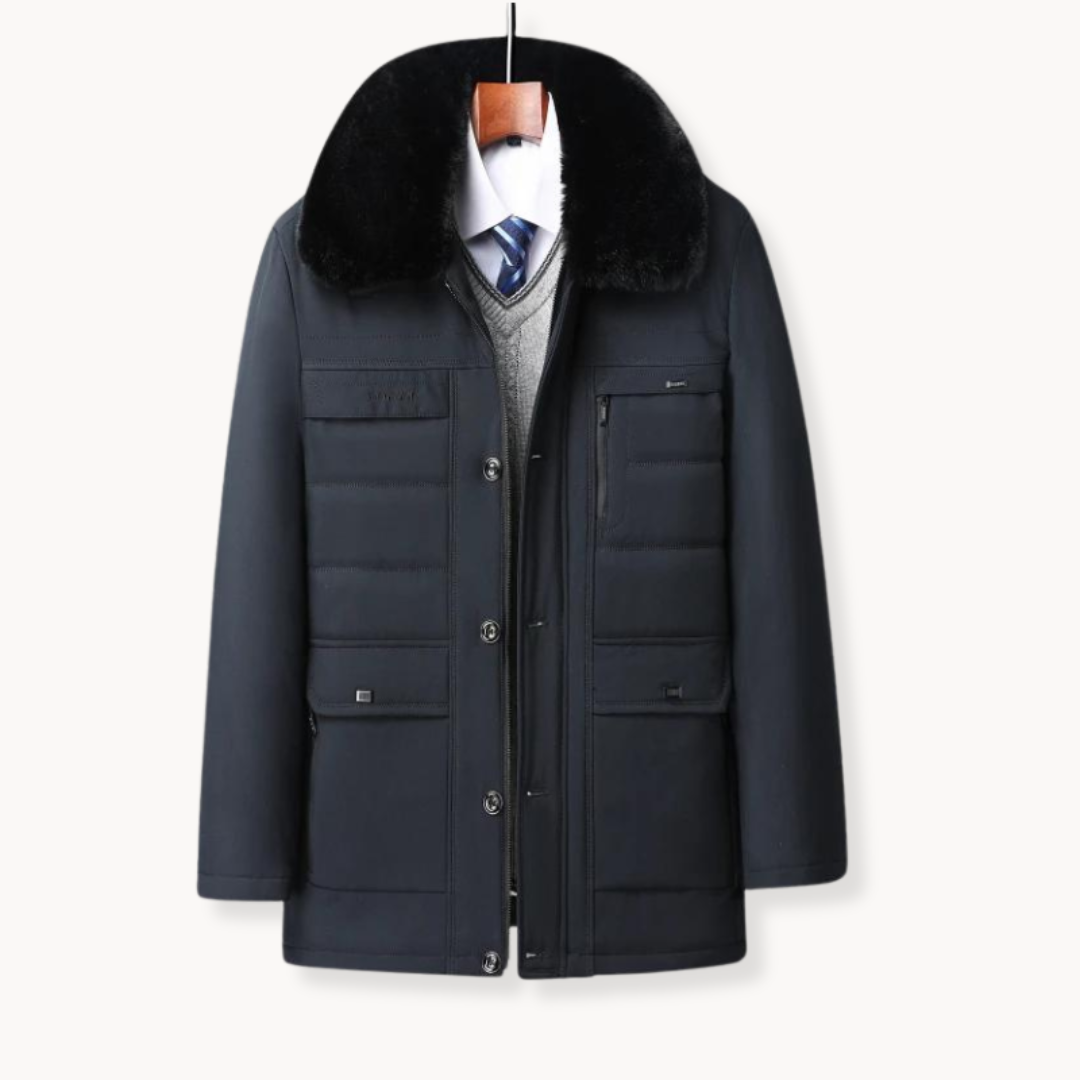 Arctic Fur-Collar Parka Jacket