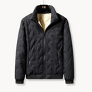 Alpine-  Sherpa-Lined Quilted Bomber Jacket Black