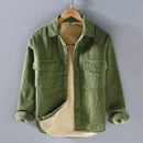 Frederick - Long-Sleeve Corduroy Jacket Green