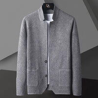 Mason - Classic Buttoned Cardigan Vest Gray