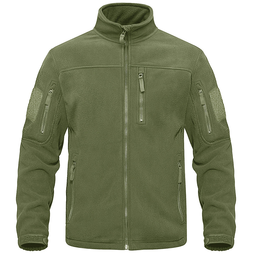 James - Tactical Fleece Bomber Jacket Army Green
