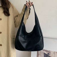 Isabella - Soft Leather Shoulder Bag Black