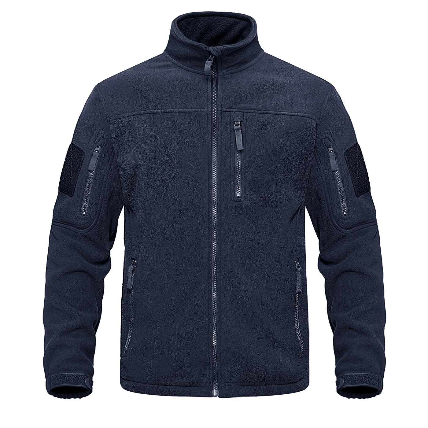 James - Tactical Fleece Bomber Jacket Navy Blue