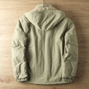 Henry - Outdoor Fleece Hoodie Jacket Khaki