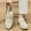 Andrea - Casual Leather Walking Loafers White