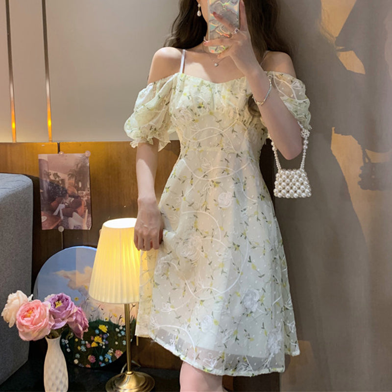 Abigail - Floral Off-Shoulder Mini Dress