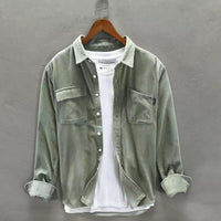 Matt - Long Sleeve Corduroy Jacket Green