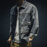 Adrian - Button-Front Denim Jacket