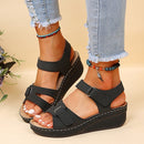 Aubrey - Double-Strap Platform Sandals