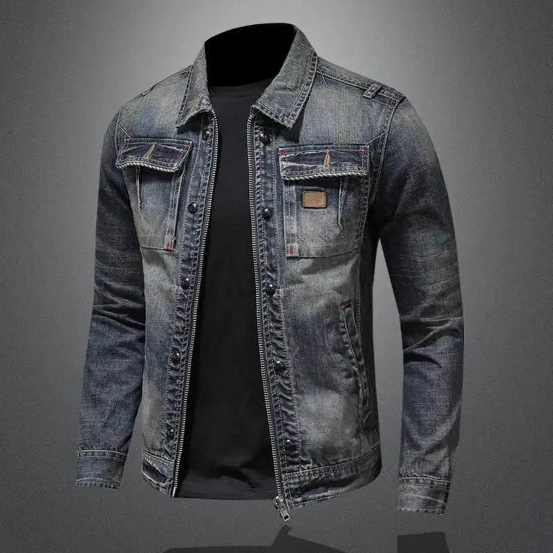 Alexander - Vintage Distressed Denim Jacket