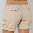 Alexis - Elastic Waist Cargo Shorts