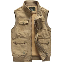 Johnny - Multi-Pocket Tactical Vest Khaki