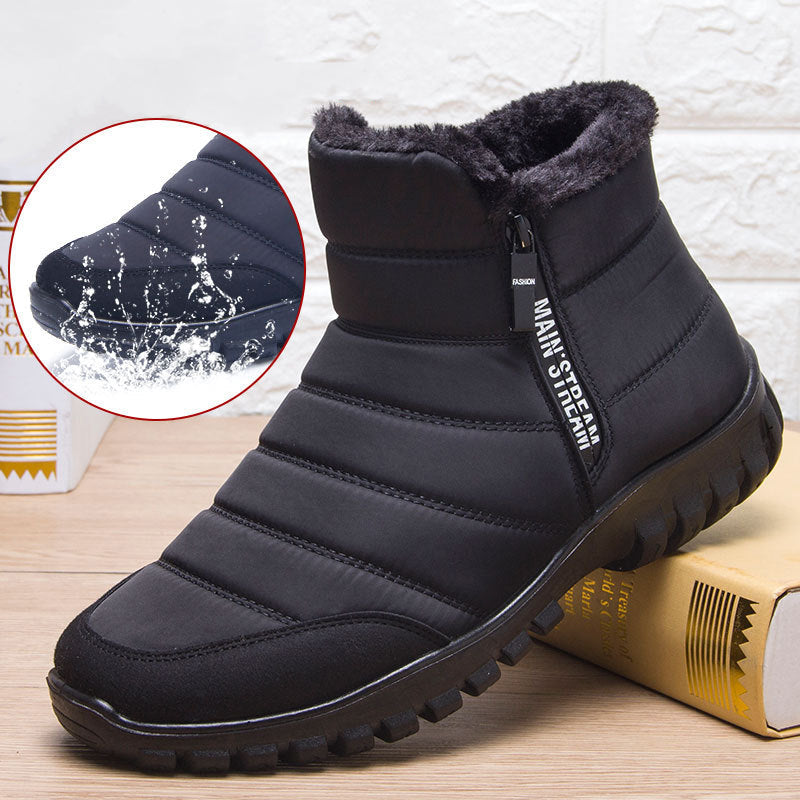 Adam - Zip-Up Waterproof Snow Boots