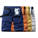 Gary - Canvas Belted Cargo Shorts