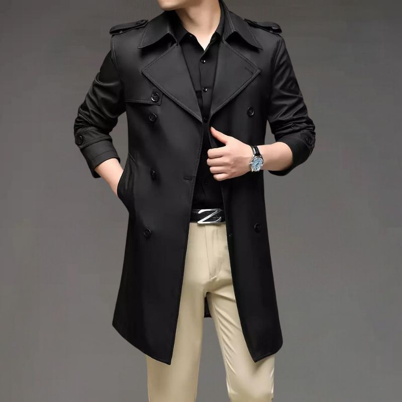 Leo - Winter Klassieke Trenchcoat